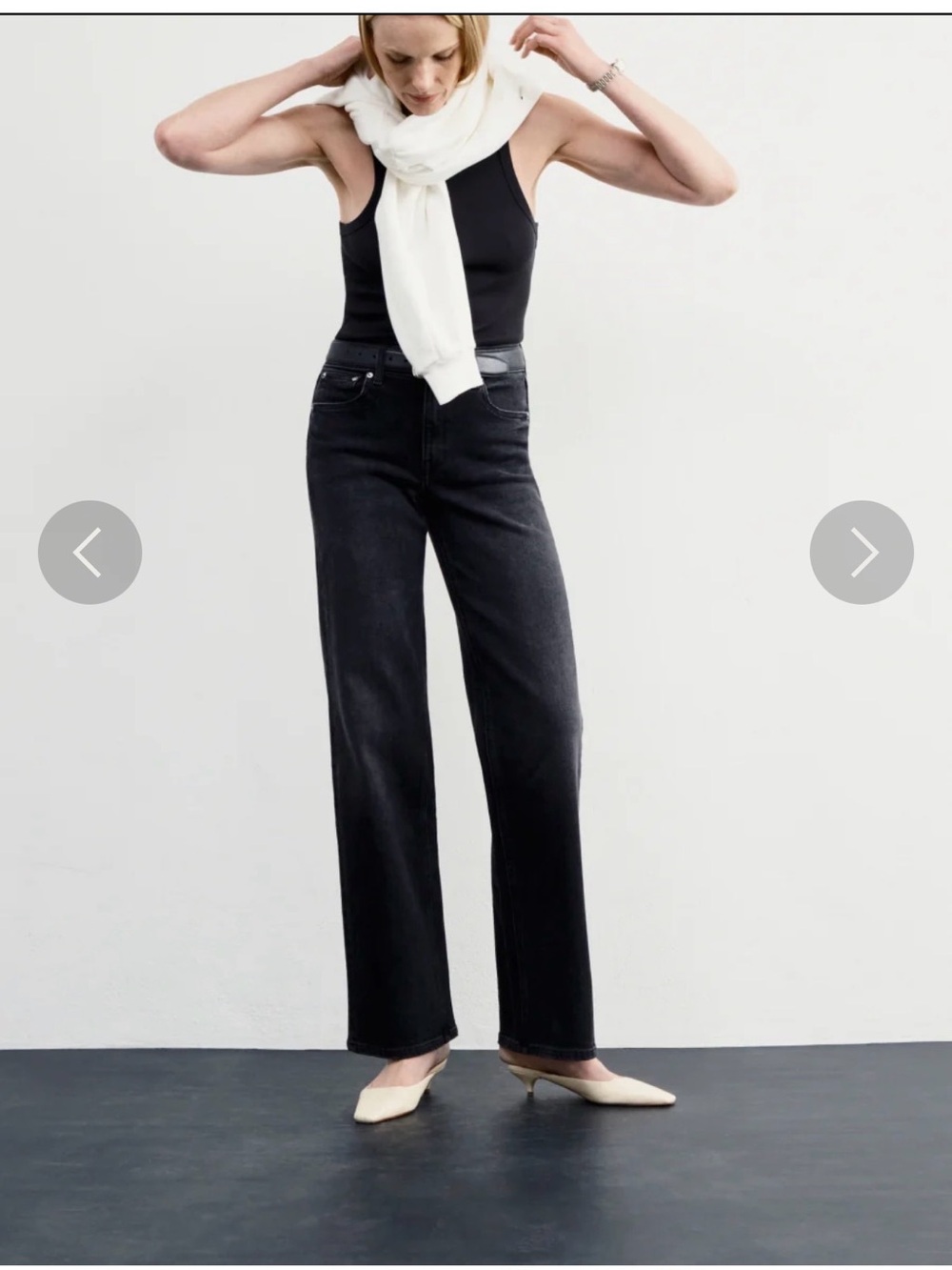AYR The Secret Sauce wide leg jeans in Date Night, size 29 (retail $255)